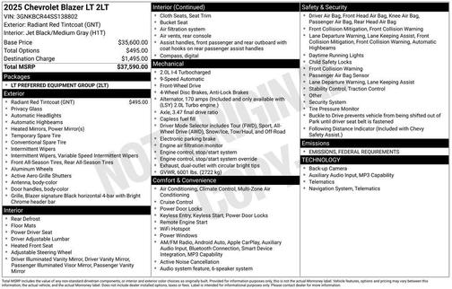 2025 Chevrolet Blazer 2LT