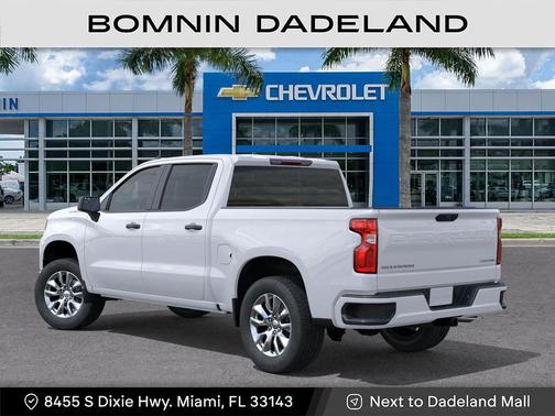 Summit White 2026 Chevrolet Silverado 1500 Custom
