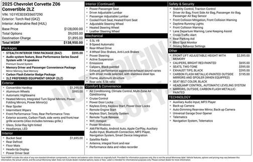 2025 Chevrolet Corvette Z06