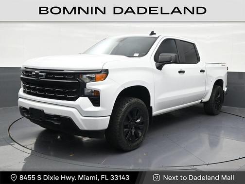 Summit White 2024 Chevrolet Silverado 1500 Custom
