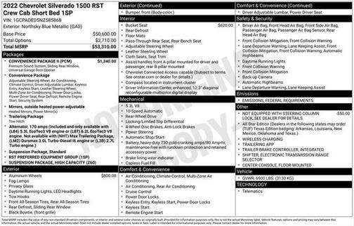 2022 Chevrolet Silverado 1500 RST