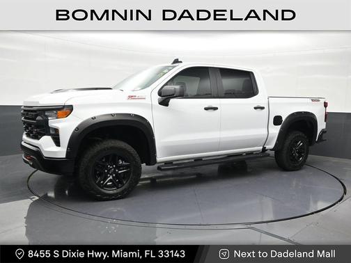 Summit White 2024 Chevrolet Silverado 1500 Custom Trail Boss