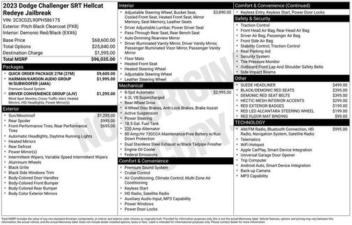 2023 Dodge Challenger SRT Hellcat