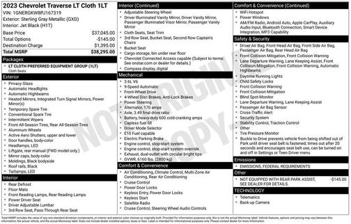 2023 Chevrolet Traverse LT