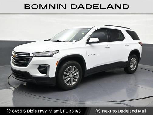 Summit White 2023 Chevrolet Traverse LT Leather