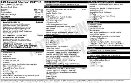 2020 Chevrolet Suburban LT