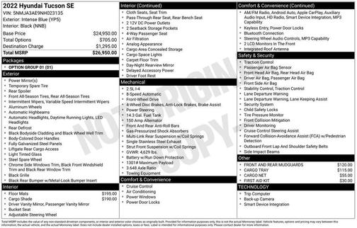 2022 Hyundai TUCSON SE