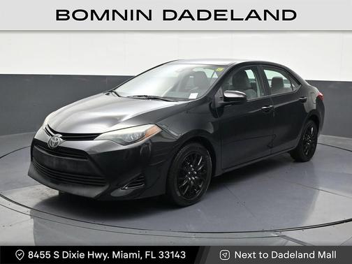 Black Sand Pearl 2017 Toyota Corolla LE