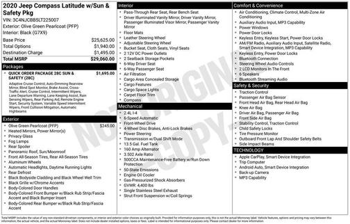 2020 Jeep Compass Latitude