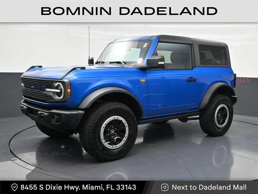 Blue Metallic 2022 Ford Bronco Badlands
