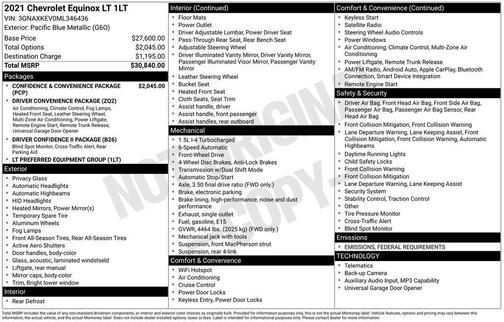 2021 Chevrolet Equinox 1LT