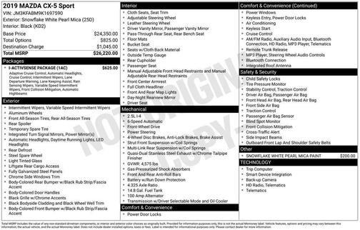 2019 Mazda CX-5 Sport