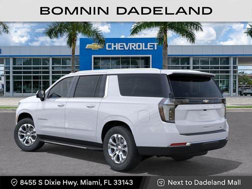 Summit White 2026 Chevrolet Suburban LT