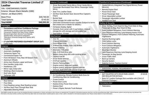 2024 Chevrolet Traverse LT Leather
