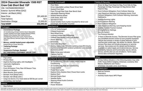 2024 Chevrolet Silverado 1500 RST