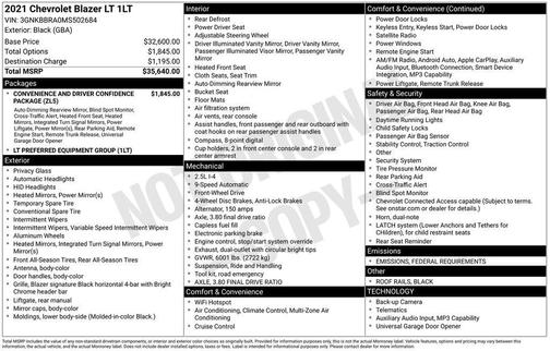 2021 Chevrolet Blazer 1LT