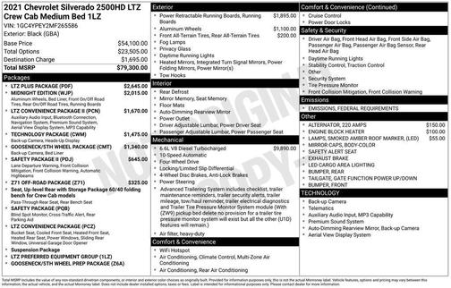 2021 Chevrolet Silverado 2500 LTZ