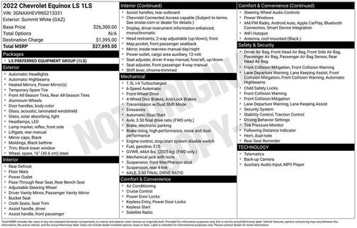 2022 Chevrolet Equinox LS