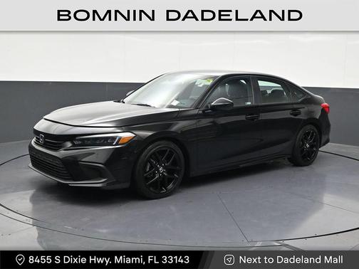 Black 2024 Honda Civic Sport