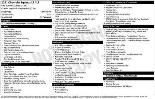 2021 Chevrolet Equinox 1LT