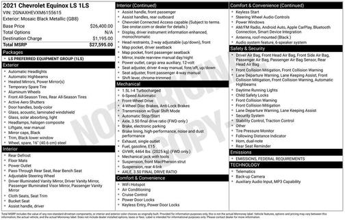2021 Chevrolet Equinox LS
