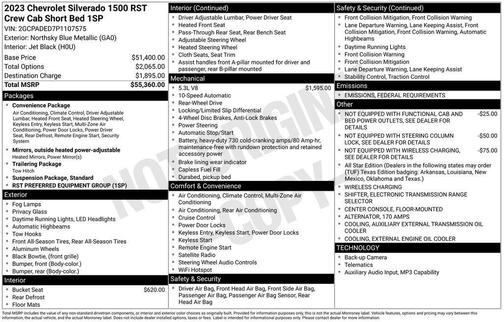 2023 Chevrolet Silverado 1500 RST
