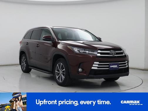 Burgundy 2019 Toyota Highlander XLE