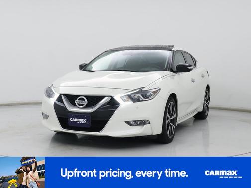 White 2016 Nissan Maxima Platinum