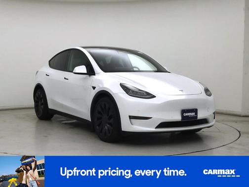 White 2021 Tesla Model Y Long Range