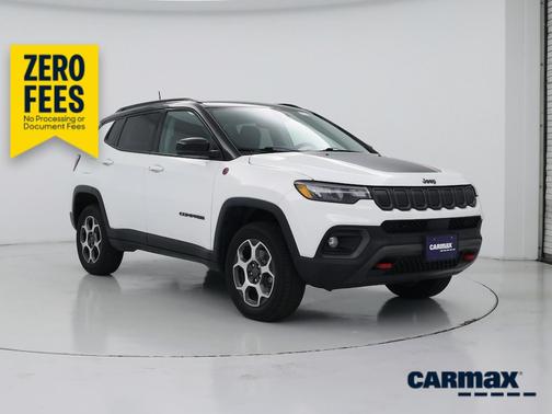 White 2022 Jeep Compass Trailhawk