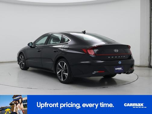 Black 2021 Hyundai SONATA SEL Plus