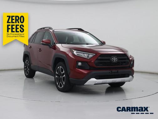 Red 2019 Toyota RAV4 Adventure
