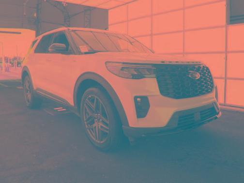 STAR WHITE MET TRI-COAT 2025 Ford Explorer ST-LINE