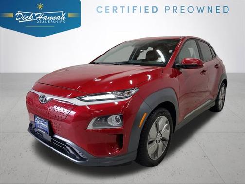 Red 2021 Hyundai KONA EV Ultimate