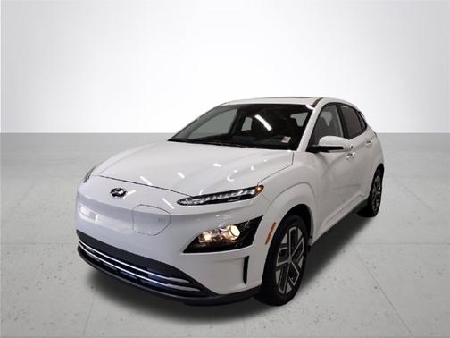 White 2023 Hyundai KONA EV SEL