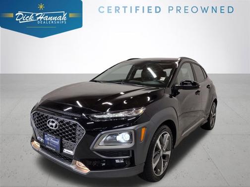 Black 2021 Hyundai KONA Limited