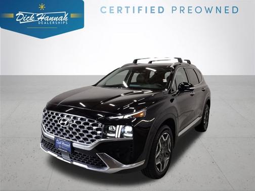 Black 2023 Hyundai SANTA FE HEV Limited