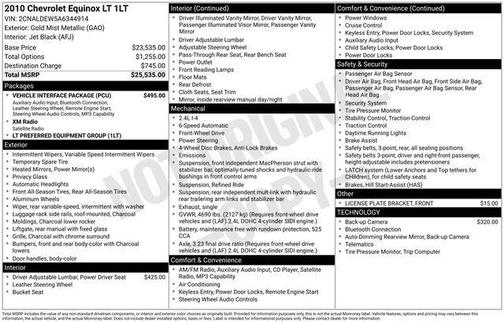 2010 Chevrolet Equinox LT
