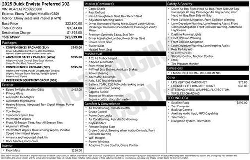 2025 Buick Envista Preferred FWD