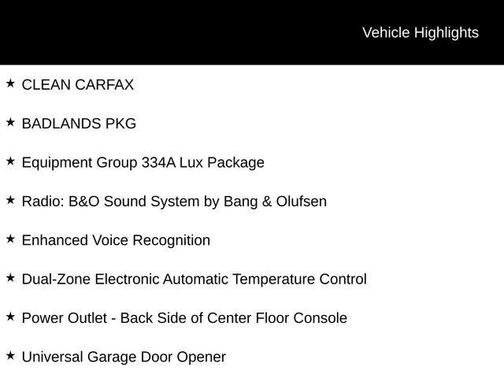 2022 Ford Bronco Badlands