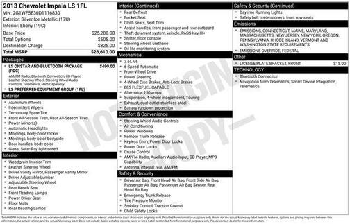2013 Chevrolet Impala LS