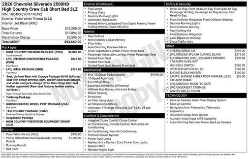 2026 Chevrolet Silverado 2500 High Country