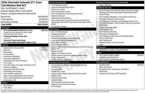 2026 Chevrolet Colorado Z71