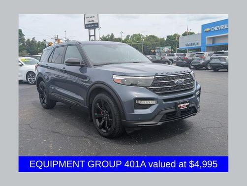 Infinite Blue Metallic Tinted Clearcoat 2021 Ford Explorer ST