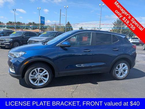 Sapphire Metallic 2023 Buick Encore GX Preferred