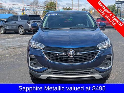 Sapphire Metallic 2023 Buick Encore GX Preferred