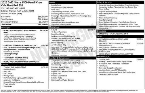 2026 GMC Sierra 1500 Denali