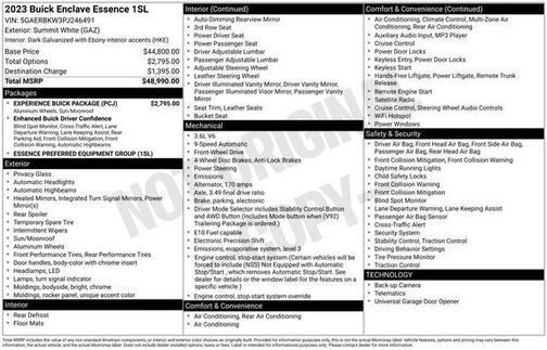 2023 Buick Enclave Essence FWD