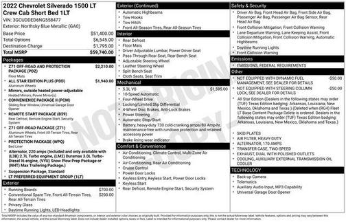 2022 Chevrolet Silverado 1500 LT