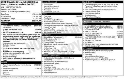 2024 Chevrolet Silverado 2500 High Country